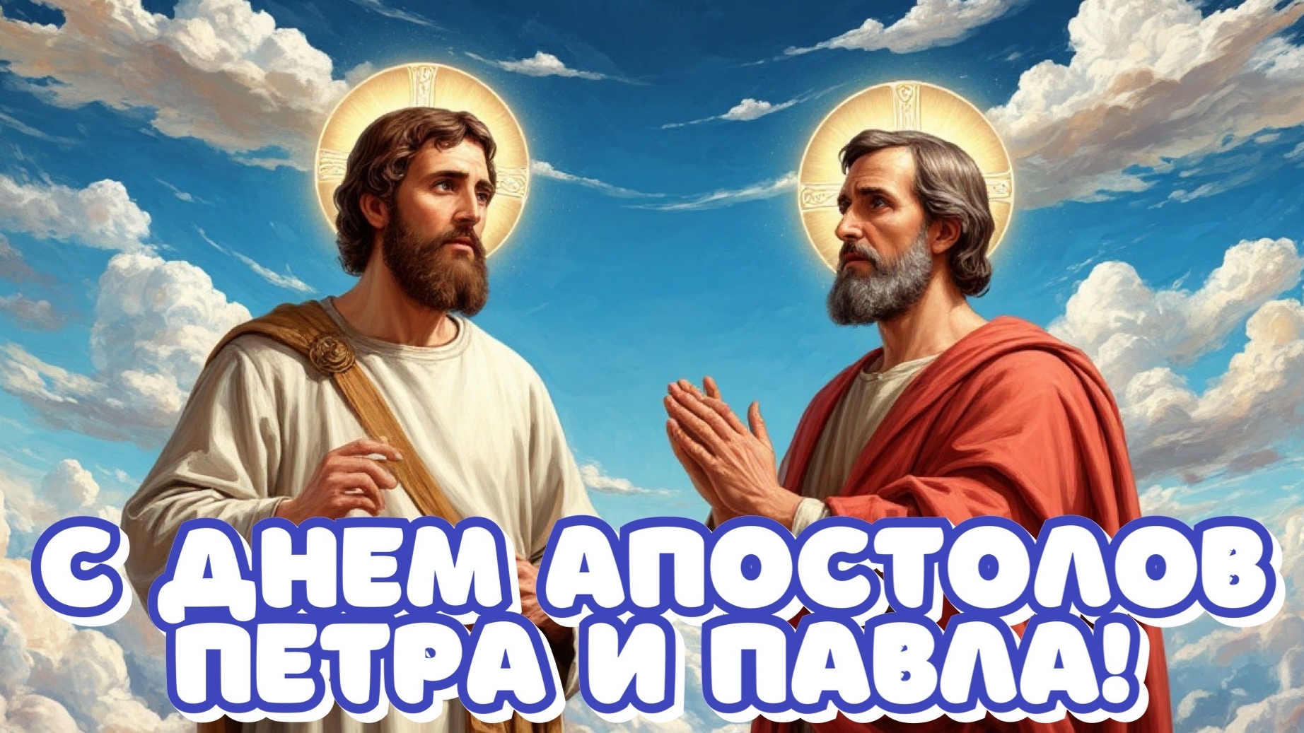Святой праздник-день Петра и Павла. Самая лучшая музыкальная открытка.