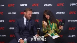 😄 Угарное интервью Нины Драмы с Конором Макгрегором!