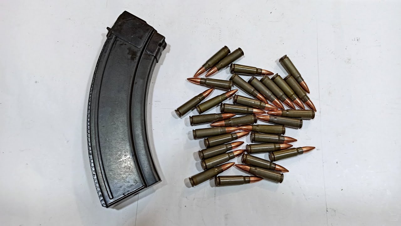 ПРОБУЮ БЫСТРО СНАРЯДИТЬ И РАЗРЯДИТЬ МАГАЗИН ОТ АВТОМАТА КАЛАШНИКОВА 7,62x39 (30 МЕСТ) - 2022г.