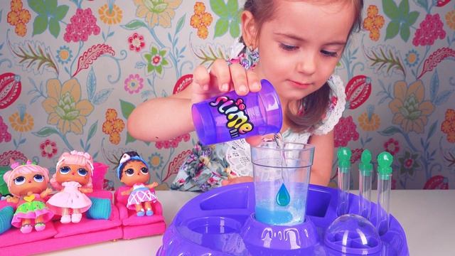 СВОИМИ РУКАМИ Делаем Слайм Набор Slime DIY Жвачка для рук Видео для детей с Даша шоу +0 смотреть онлайн