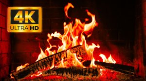 🔥 Живой камин 4K | 3 часа тепла, уюта и настоящего потрескивания дров