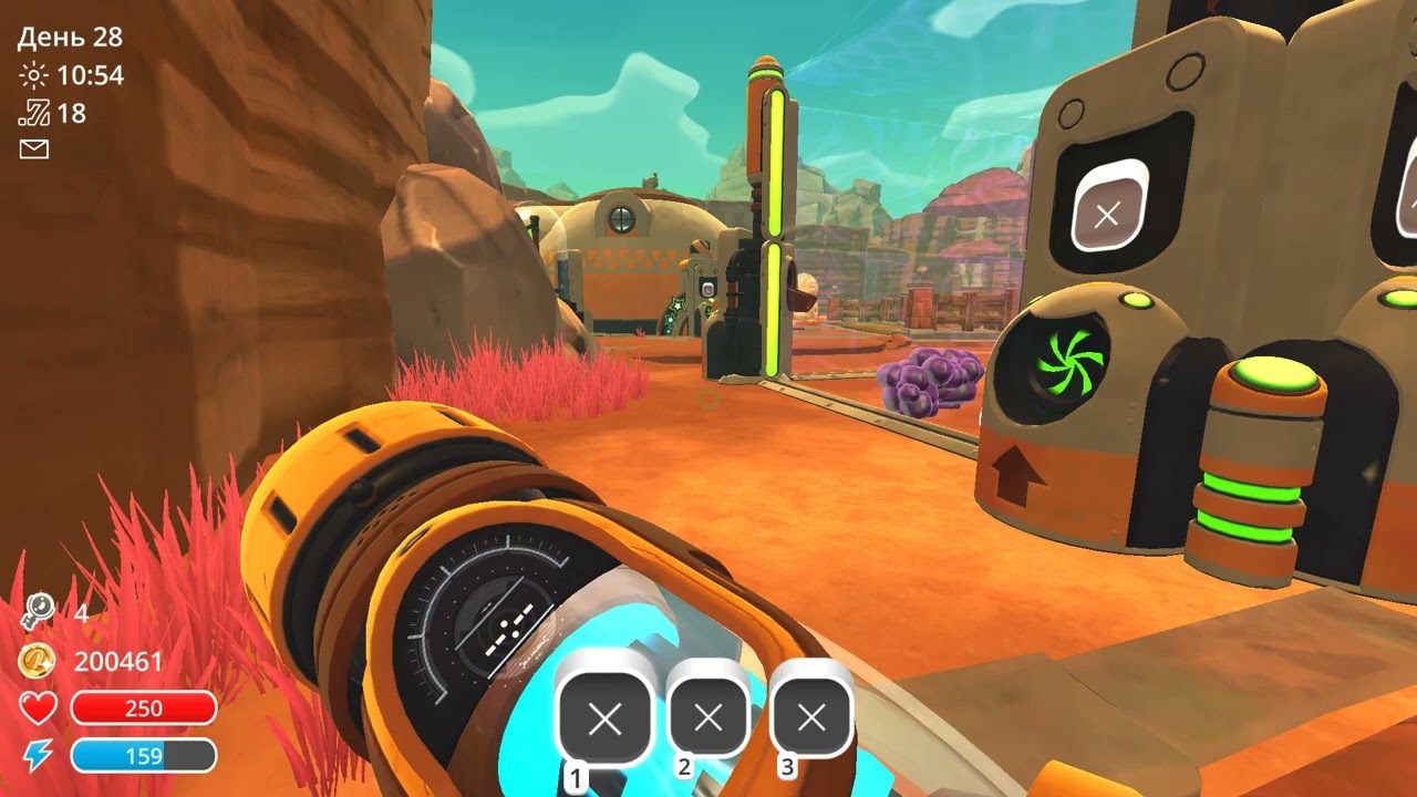 ТЕЛЕПОРТ С РАНЧО В СЛАЙМУЛЯЦИЮ? ЭКСПЕРИМЕНТЫ В Slime Rancher смотреть онлайн