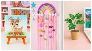 6 МИЛЫХ ИДЕЕЙ ДЕКОРА КОМНАТЫ, сделанных своими руками #diy #roomdecor
