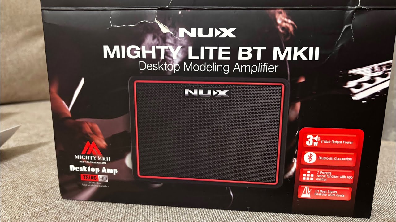 NUX Mighty Lite BT Mkii распаковка