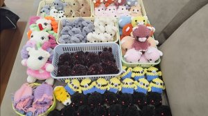Связала 100 игрушек за отпуск на море. Ох и отдохнула...
