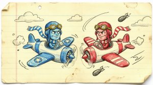 Серия - 71, Pencilmate: Воздушная битва