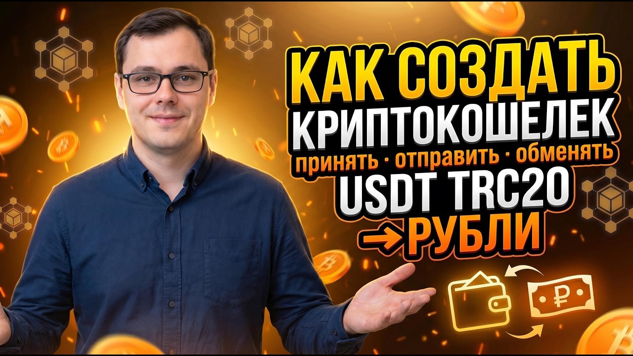 Как создать криптокошелек: принять, отправить и обменять USDT TRC20 на рубли смотреть онлайн