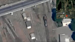 Кадры удара по локомотиву на станции Лозовая Харьковской области