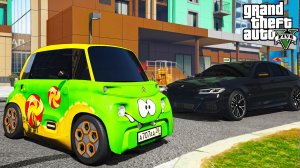 КУПИЛ САМУЮ МАЛЕНЬКУЮ МАШИНУ В МИРЕ! СУЕТА НА CITROEN AMI ПО ГОРОДУ! - ЖИЗНЬ БОМЖА В ГТА 5 🌊ВОТЕР
