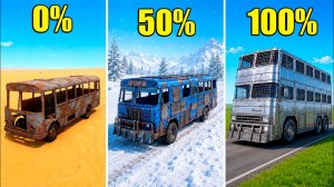 Я ПРЕВРАТИЛ АВТОБУС В ДВУХЭТАЖНЫЙ БРОНЕ ДОМ ВЫЖИВАНИЕ В THE LONG DRIVE