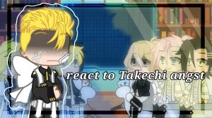 tokyo revengers react to takemichi / реакция токийских мстителей на такемичи/angst/стекло/gacha/club