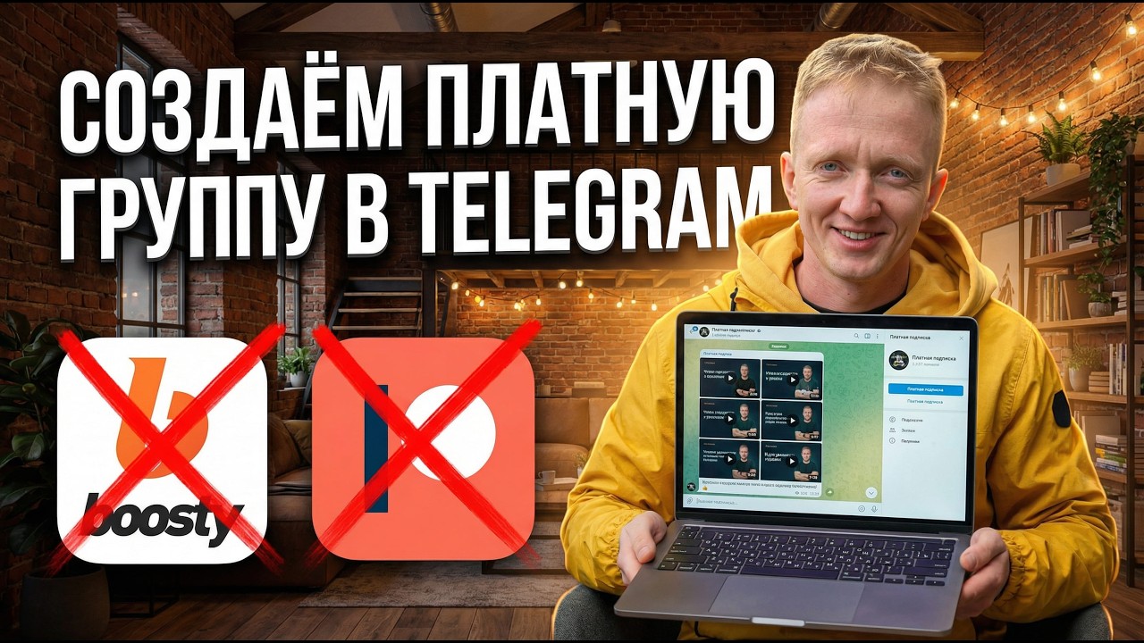 Как создать клуб по подписке или платную группу в Telegram без Boosty, Patreon и Tribute смотреть онлайн