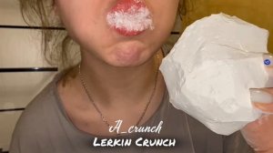 Lerkin Crunch/Сухой мел Севрюково/ASMR 🤍🍡