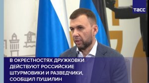 В окрестностях Дружковки действуют российские штурмовики и разведчики, сообщил Пушилин