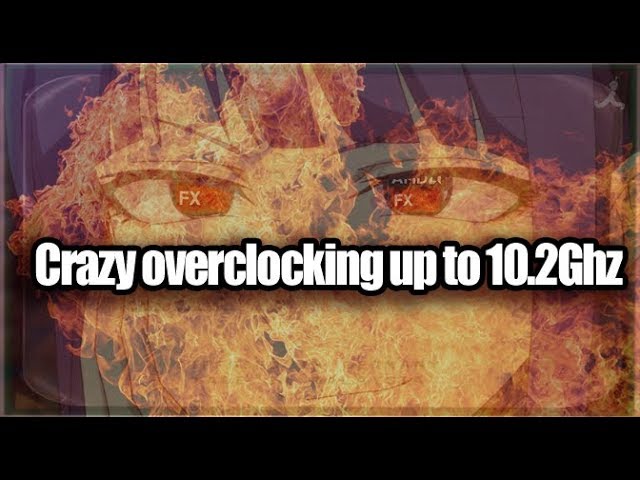Crazy overclocking up to 10.2Ghz (AMD FX 8320e) смотреть онлайн