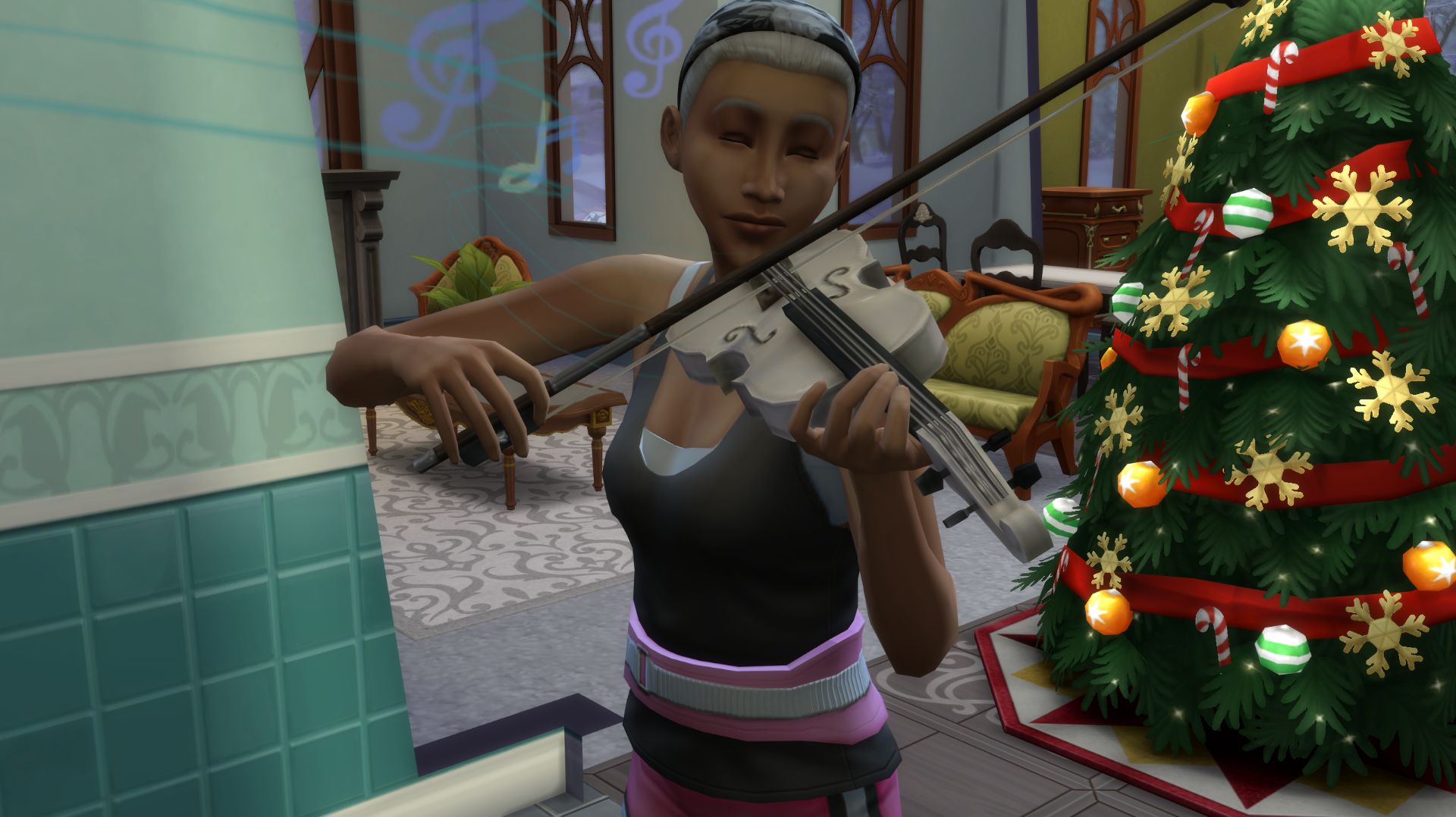 Not So Berry.  The Sims 4. Серый. №3 Грейс беременна!