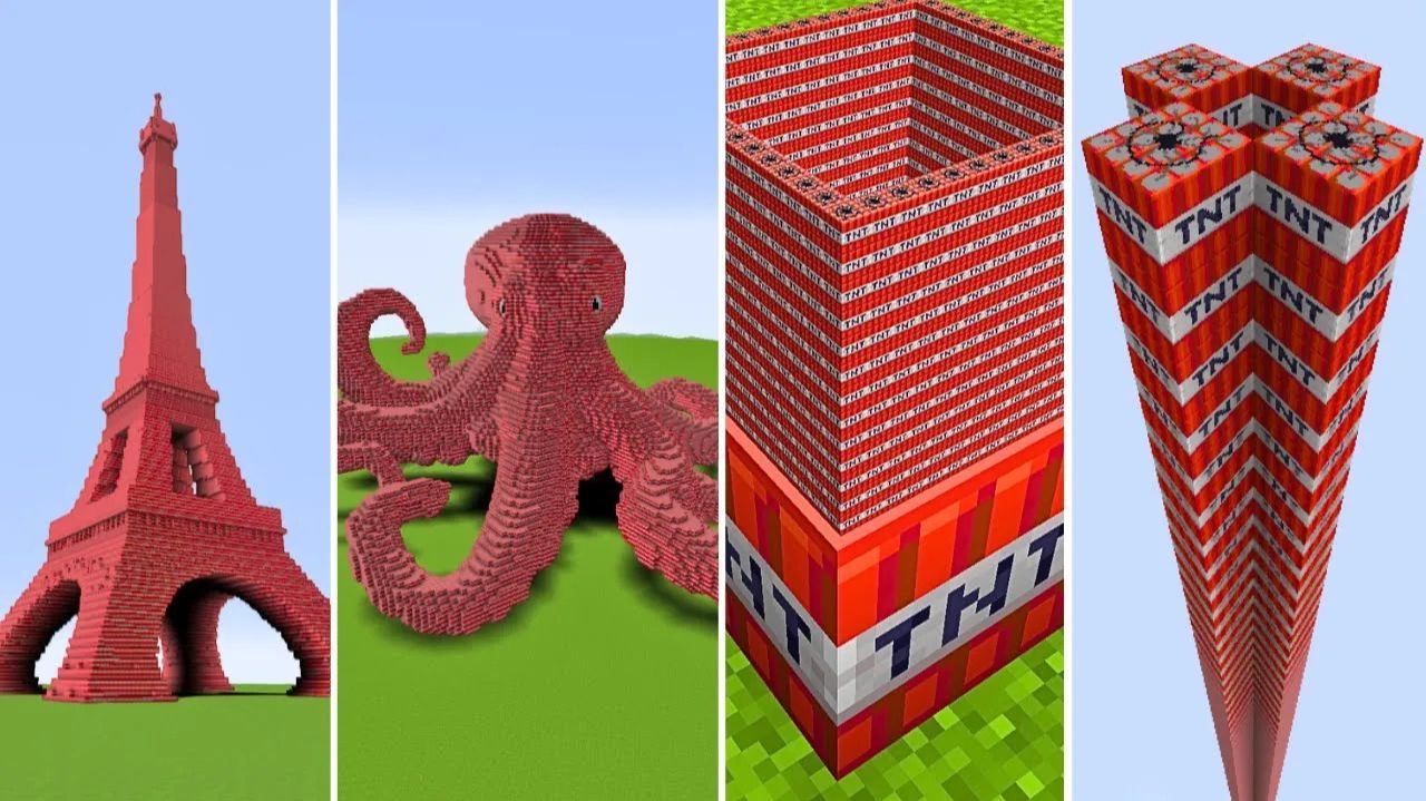 ВСЕ новые эксперименты с тротилом в Minecraft в одном видео смотреть онлайн