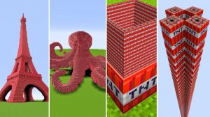 ВСЕ новые эксперименты с тротилом в Minecraft в одном видео