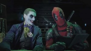 JOKER, HARLEY QUINN vs DEADPOOL, DOMINO. battle marvel heroes