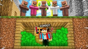 ВСЯ ДЕРЕВНЯ ПЫТАЕТСЯ НАЙТИ МЕНЯ В МАЙНКРАФТ  Компот Minecraft - (Компот) #Minecraft #Майнкрафт