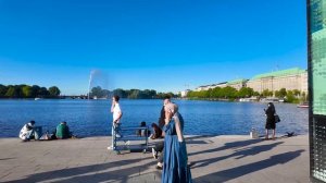 Гамбург прогулка по солнечному городу красивые улицы и атмосфера Германии ☀️🏙️