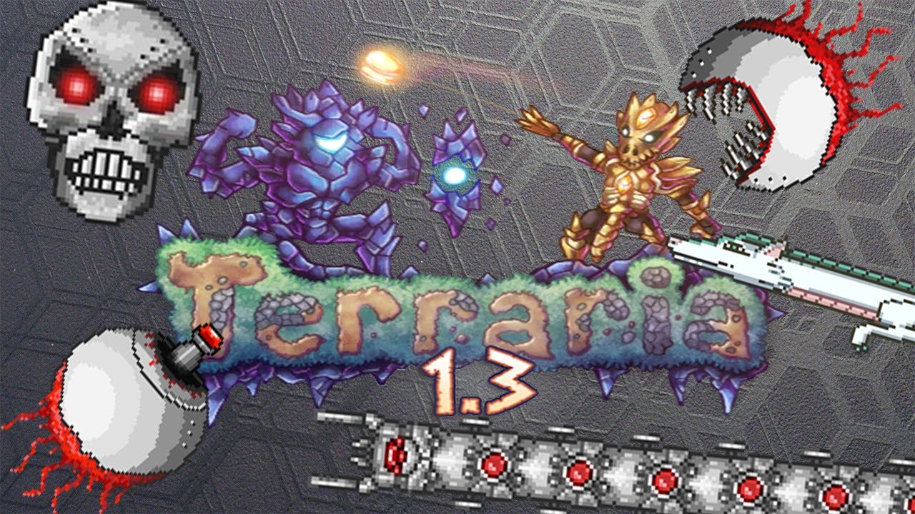 Terraria 1.3 Expert Mod 2 серия (Атака слизней) смотреть онлайн
