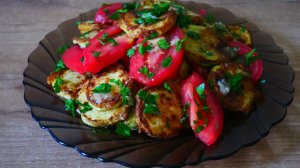 Салат из кабачков Быстрый, вкусный и полезный салат