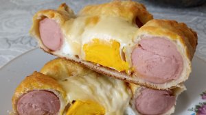 Хачапури с сосисками