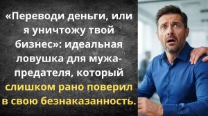 Идеальная ловушка для мужа-предателя | Истории из жизни