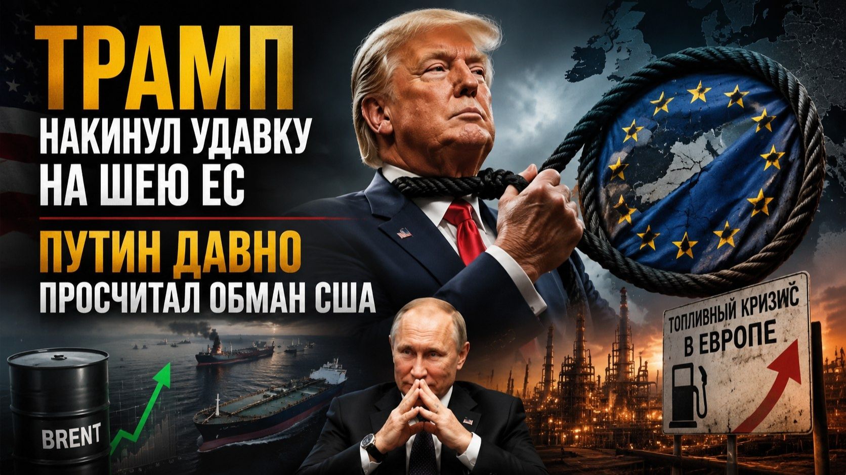 Европа рано ликовала – Трамп её решил додушить! План США давно раскусили в Кремле! смотреть онлайн