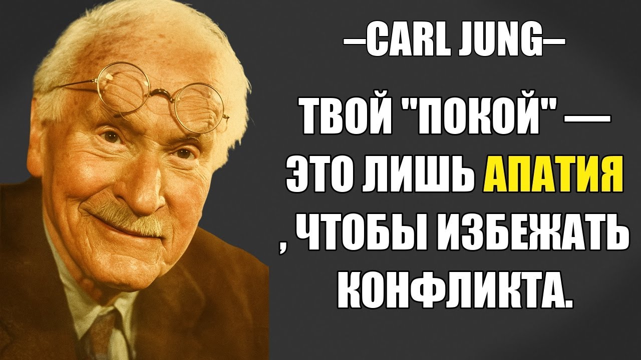 ТВОЙ "ПОКОЙ" — ЭТО ЛИШЬ АПАТИЯ, ЧТОБЫ ИЗБЕЖАТЬ КОНФЛИКТА. - CARL JUNG смотреть онлайн