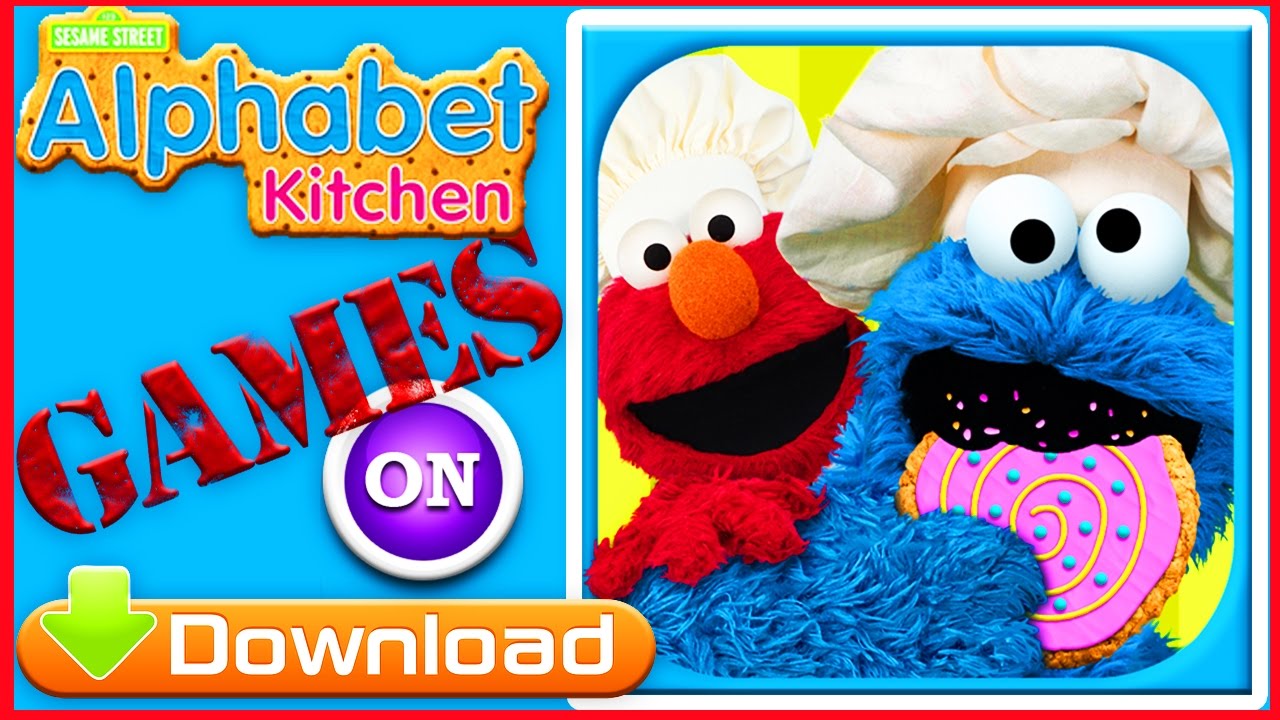 Готовим Печенье с ГЛАЗАМИ Sesame Street Alphabet Kitchen 2016 Видео игра для детей дети и родители смотреть онлайн
