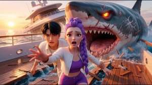 🍿 Почему Руми и Джину преследовал мегалодон? 💔 (K-Pop Охотники на демонов)