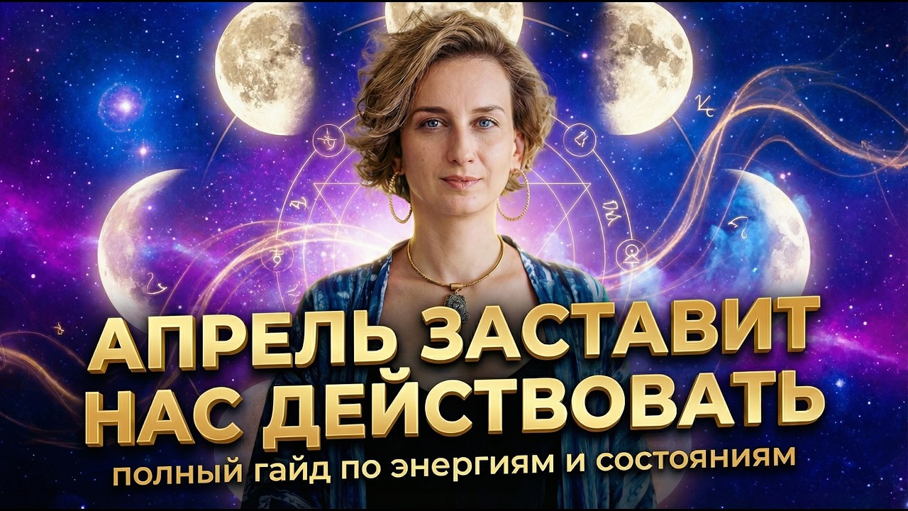 ЭНЕРГЕТИЧЕСКИЙ ПРОГНОЗ НА АПРЕЛЬ 2026: этот месяц важнейший на пути к твоим целям! Не упускай шанс смотреть онлайн