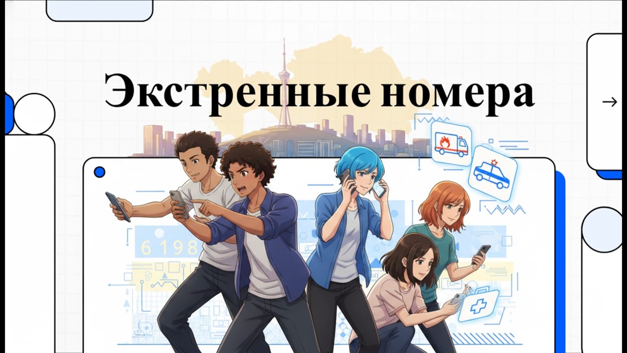 Урок безопасности. Номера экстренных служб. смотреть онлайн