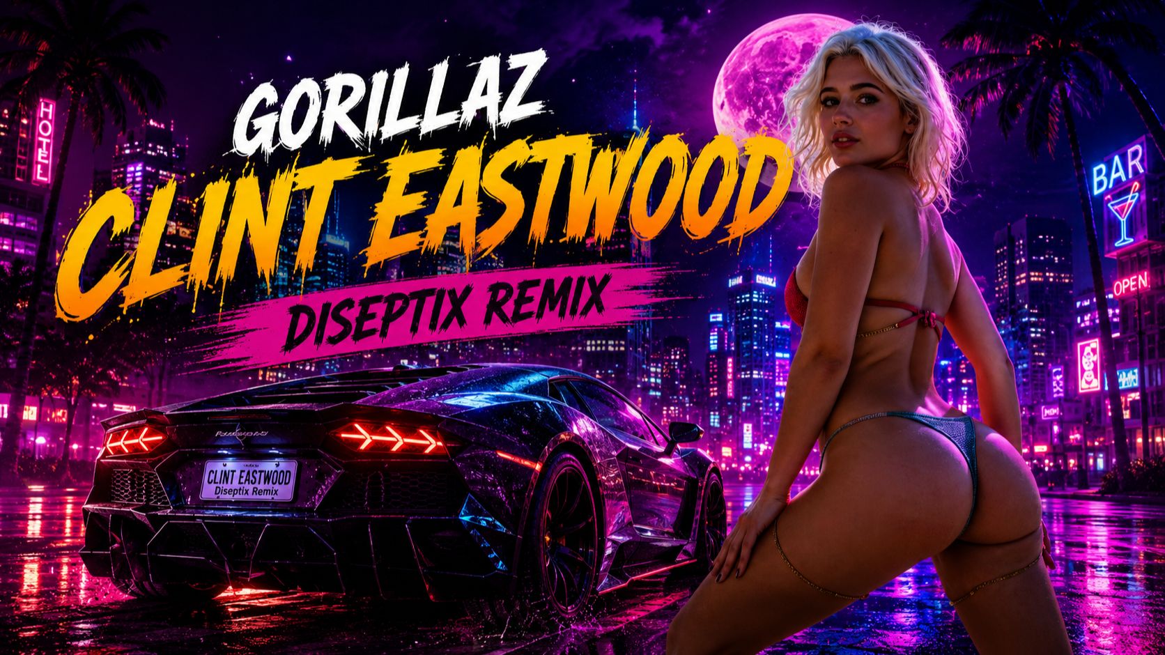 Gorillaz - Clint Eastwood (Diseptix Remix) смотреть онлайн