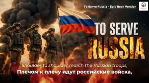 Russian Patriotic Song To Serve Russia Служить России Epic Rock