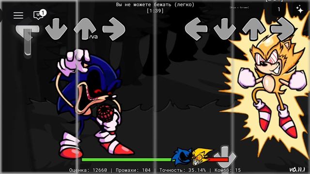 fnf you cant run Sonic. exe vs Fleetway Sonic смотреть онлайн