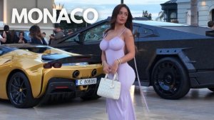 Monaco nightlife top models and supercars