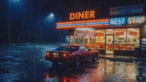 🌅 The Last Rest Stop Before Dawn ｜ 1987 Synthwave Mix