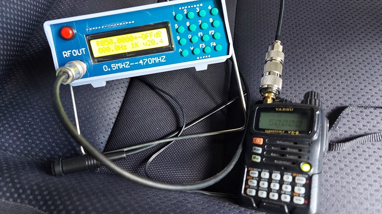 Радиостанция Yaesu Vx-6r проверка чувствительности.
