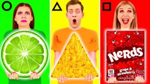 Геометрический Челлендж с Едой # Фантастические Лайфхаки с Едой с DuKoDu Challenge