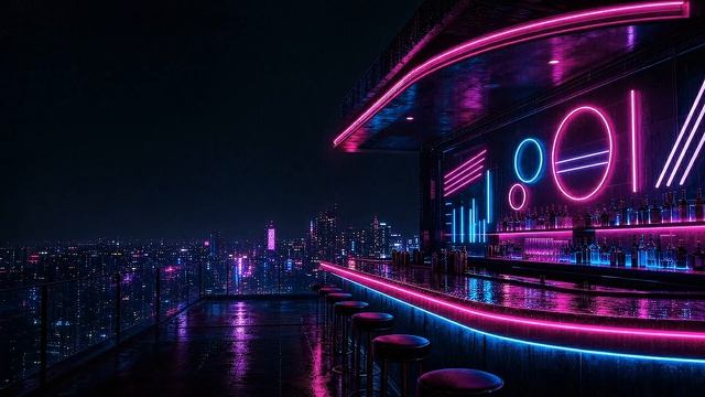 Dark Synthwave Mix Vol.63 🌃 1 Hour Neon Noir Cyberpunk BGM for Focus & Night ｜ Neon Horizon смотреть онлайн