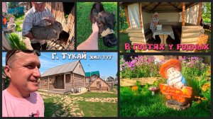 Путешествие в Нижний Пшалым и встреча с новорожденным племянником.