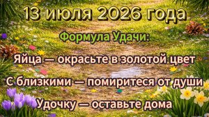 Народные приметы на 13 июля 2026 года