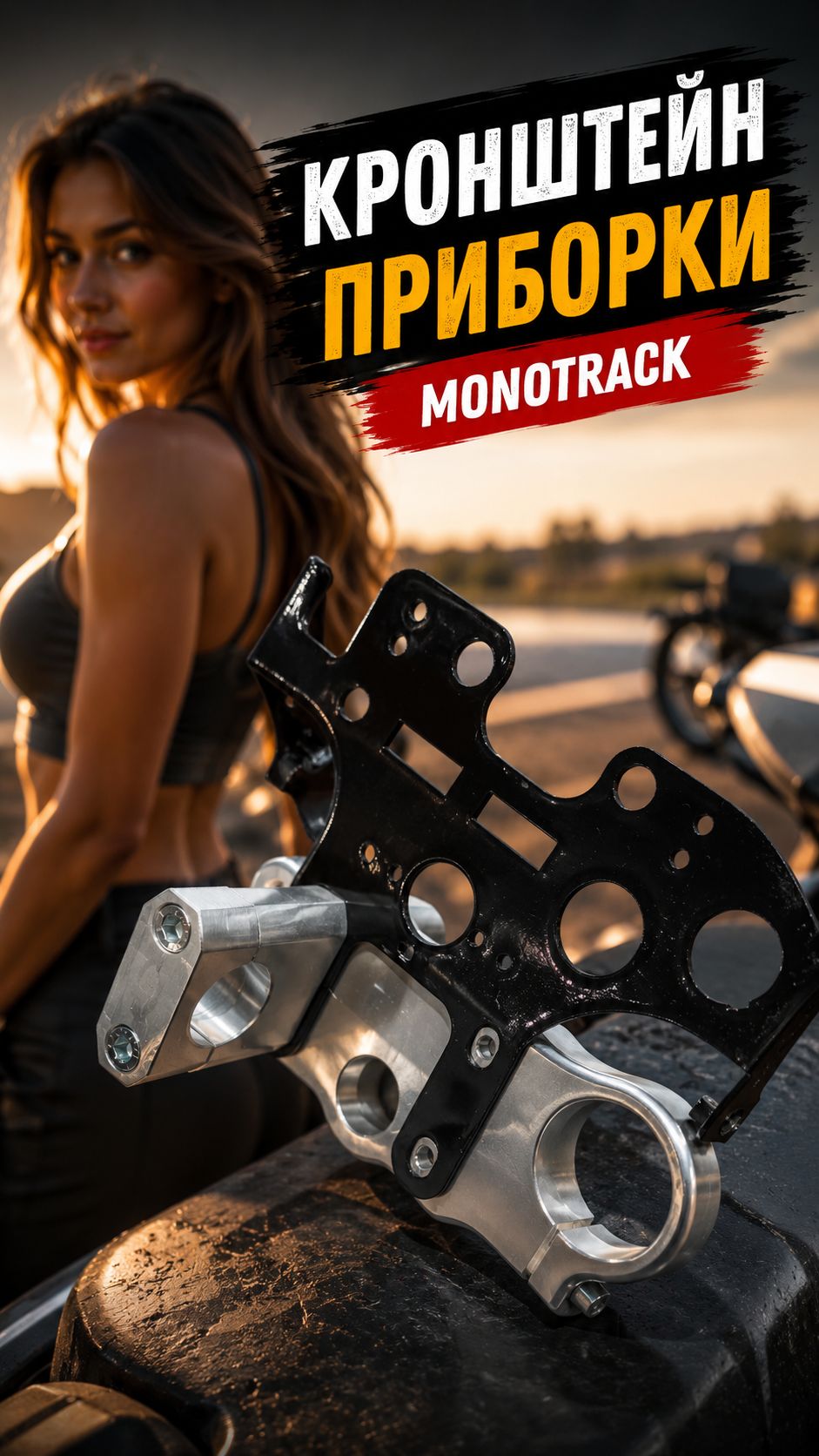 Кронштейн приборной панели мотоцикла эндуро от MONOTRACK