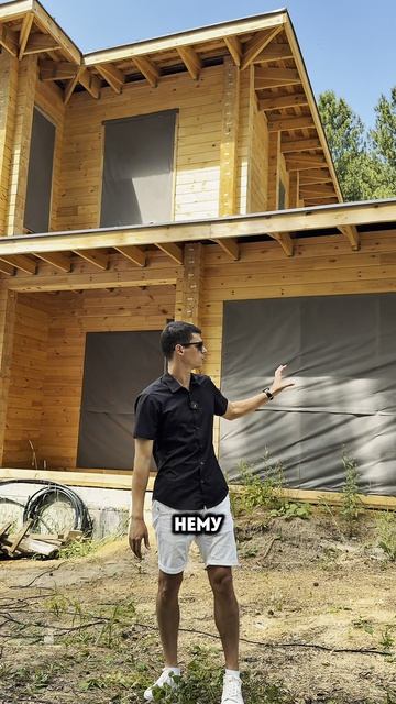 Дом из клееного бруса - 400 м²😱