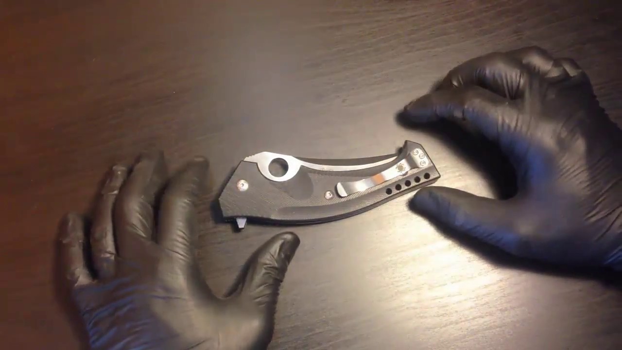 Spyderco Mamba. China Aliexpress replica. Обзор нож. смотреть онлайн