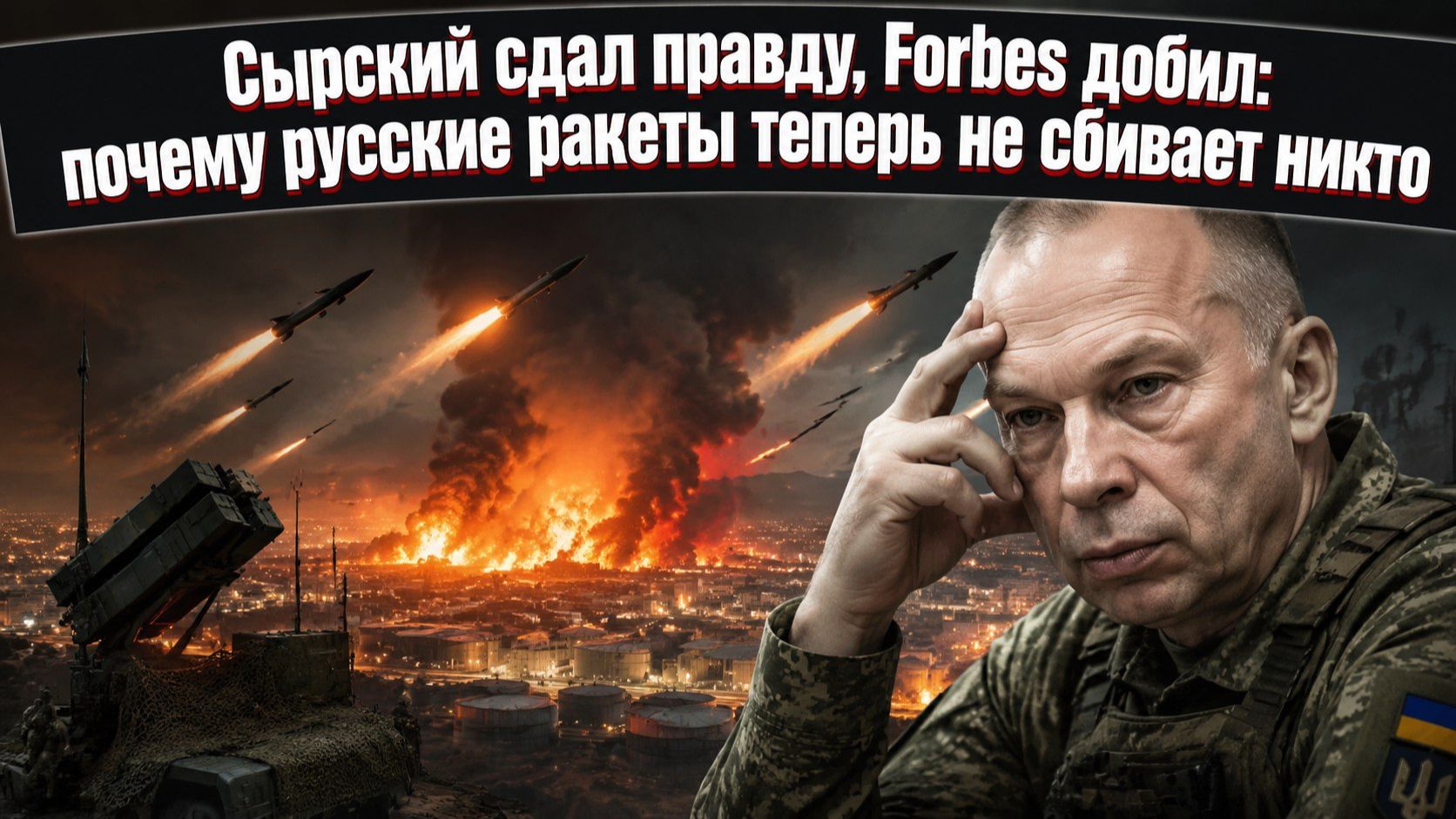 0% перехвата и мольбы Сырского: Forbes раскрыл катастрофу ПВО, а Киев уже не может набрать солдат смотреть онлайн