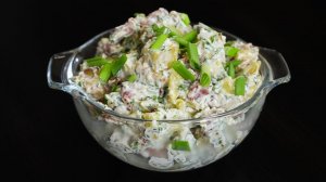 Картофельный салат. Салат из запеченной картошки.